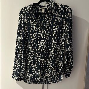 Black and White Women's Top